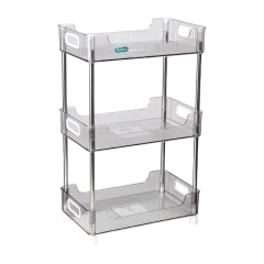 Kệ inox chữ nhật đa năng 3 tầng BF-BIO chính hãng