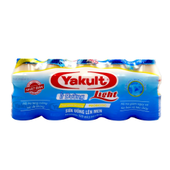 Lô 5 Sữa chua men sống Yakult Light ít đường chai  65ml chính hãng | Siêu Thị GO!– Thực phẩm giá tốt