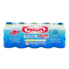 Lô 10 Sữa chua men sống Yakult Light ít đường chai  65ml chính hãng | Siêu Thị GO!– Thực phẩm giá tốt