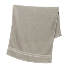Khăn tắm Hải Cẩu cotton xám nhạt 60x118 212g BHN4 chính hãng