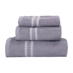 Khăn tắm Hải Cẩu cotton xám đậm 50x100 150g BHN3 chính hãng