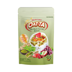 Yến mạch trái cây Oatta matcha 250g chính hãng