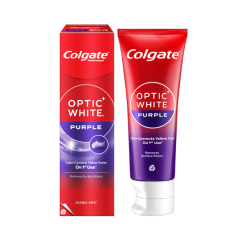 Kem đánh răng Colgate Optic White Purple 100g chính hãng