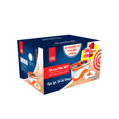 Bộ lau nhà 360 chữ nhật GO! cam xám (+bông lau) chính hãng