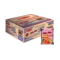 Thùng 30 gói mì Hảo Hảo Big tôm chua cay 100g chính hãng | Siêu Thị GO!– Thực phẩm giá tốt