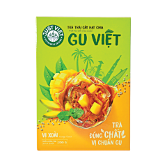 Trà trái cây hạt chia Just Viet vị xoài hộp 10 gói x 20g chính hãng