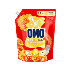 Nước giặt OMO Matic cửa trên tinh dầu nước hoa túi 2.8Kg chính hãng