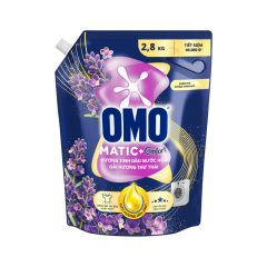 Nước giặt OMO Matic cửa trước hương oải hương túi 2.8Kg chính hãng
