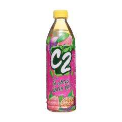 Trà chanh C2 hương ổi hồng chanh dây chai 455ml chính hãng