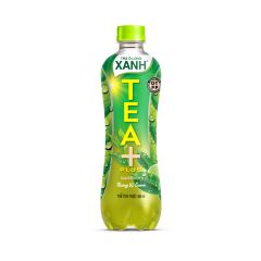 Trà Olong Tea Plus Xanh vị chanh chai 450ml chính hãng