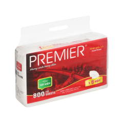 Khăn ăn Premier 800 tờ chính hãng