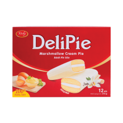Bánh pie sữa Richy Delipie hương vani hộp 216g chính hãng