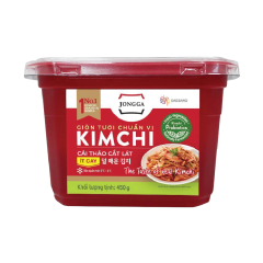 Kim chi cải thảo cắt lát Jongga ít cay 450g chính hãng
