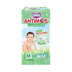 Tã quần Bobby Antimos xua muỗi size M 52 miếng chính hãng