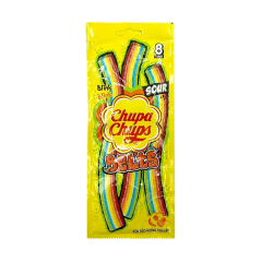 Kẹo dẻo Chupa Chups Sour Belts gói 57.6g chính hãng
