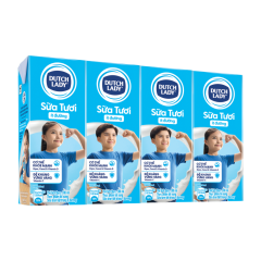Lốc 4 hộp sữa Cô Gái Hà Lan ít đường 180ml chính hãng | Siêu Thị GO!– Thực phẩm giá tốt