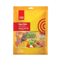 Kẹo dẻo GO! hương trái cây hình gấu gói 90g chính hãng