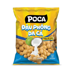 Đậu phộng da cá Poca vị nước cốt dừa 68g chính hãng