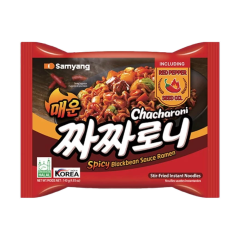 Mì trộn tương tàu Samyang Jjajang cay gói 140g chính hãng