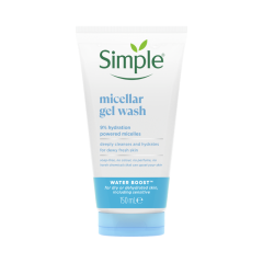 Sữa rửa mặt Simple WaterBoost sạch sâu và cấp ẩm 150ml chính hãng