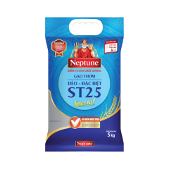 Gạo thơm Neptune ST25 Special túi 5kg chính hãng | Siêu Thị GO!– Thực phẩm giá tốt