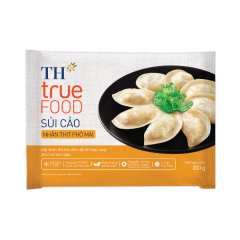 Sủi cảo TH true Food nhân thịt phô mai 300g chính hãng