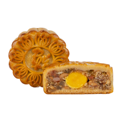 Bánh trung thu Bibica Jambon bát bửu 1 1rứng 180g chính hãng