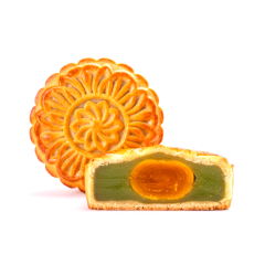 Bánh trung thu tươi GO! Trà xanh 1 trứng 150g chính hãng