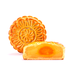 Bánh trung thu tươi GO! Đậu xanh sầu riêng 1 trứng 150g chính hãng