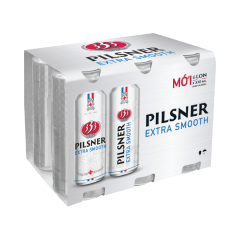 Lô 6 bia 333 Pilsner Extra Smooth lon 330ml chính hãng