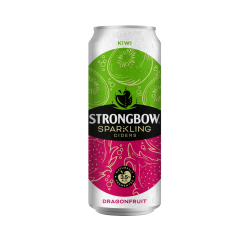 Strongbow Sparkling Ciders vị kiwi và thanh long lon 320ml chính hãng