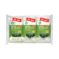 Lô 6 rong biển tẩm dầu ô liu Miwon gói 5g chính hãng