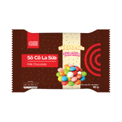 Kẹo socola sữa màu sắc GO! viên tròn 90g chính hãng