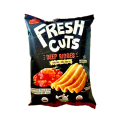 Snack khoai tây Fresh Cuts vị gạch cua sốt cay 63g chính hãng