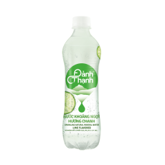 Nước khoáng có ga Đảnh Thạnh hương chanh chai 430ml chính hãng