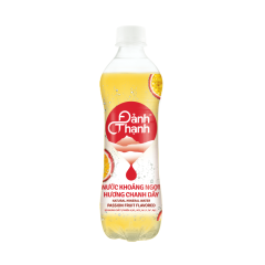 Nước khoáng có ga Đảnh Thạnh hương chanh dây chai 430ml chính hãng