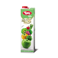 Nước ép Tipco Pro Fiber 5X táo và rau củ hỗn hợp 1 lít chính hãng
