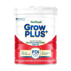 SPDD Nuti Grow Plus suy dinh dưỡng 2+ (trên 2 tuổi) hộp 850g chính hãng