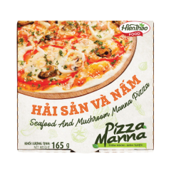 Pizza Manna Hiền Thảo hải sản và nấm 165g chính hãng