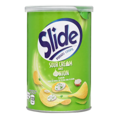 Khoai tây chiên Slide sour cream & onion 60g chính hãng | Siêu Thị GO!– Thực phẩm giá tốt