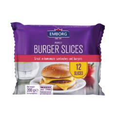 Phô mai lát Emborg burger slices 200g chính hãng | Siêu Thị GO!– Thực phẩm giá tốt