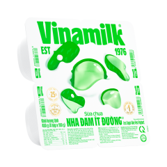 Lô 4 sữa chua Vinamilk nha đam ít đường 100g chính hãng | Siêu Thị GO!– Thực phẩm giá tốt