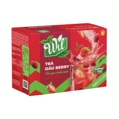 Trà dâu berry Wil hộp 15 gói x 14g chính hãng