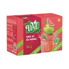 Trà Wil vị ổi hồng hộp 12 gói x 14g chính hãng