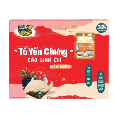 Hộp 6 nước yến sào Nest Gold 32% linh chi hũ 70ml chính hãng | Siêu Thị GO!– Thực phẩm giá tốt
