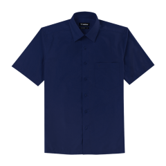 Áo sơ mi tay ngắn Spun PL 309 màu navy size XL chính hãng