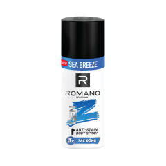 Xịt khử mùi Romano Gen Z Sea Breeze 140ml chính hãng
