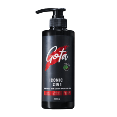 Tắm gội nam Gota 2in1 hương nước hoa iconic chai 480g chính hãng