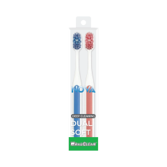 Lô 2 bàn chải đánh răng Oral Clean Nova Dual Soft 80g chính hãng