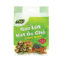 Thanh gạo lứt hạt óc chó rong biển FnV 120g chính hãng